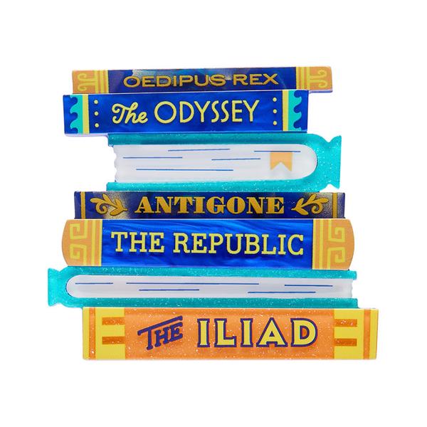 Erstwilder - Words of the Wise Brooch - 20th Century Artifacts