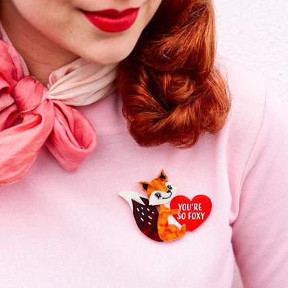 Erstwilder - You're So Foxy Brooch (2020) - 20th Century Artifacts