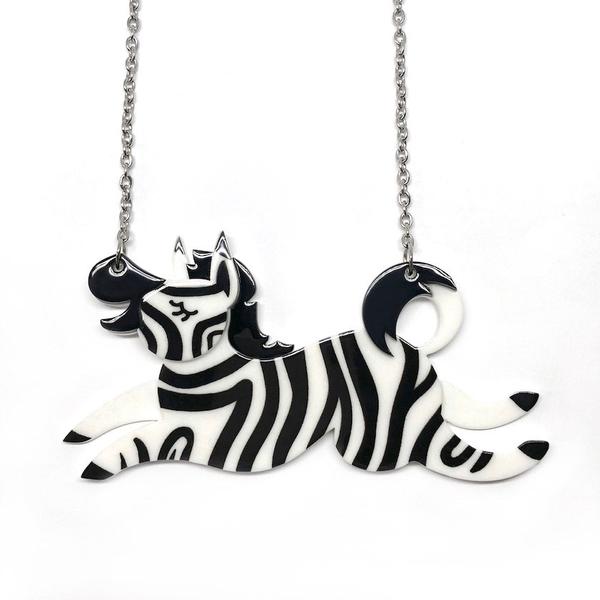 Erstwilder - Zebra Crossing Necklace (2018) - 20th Century Artifacts