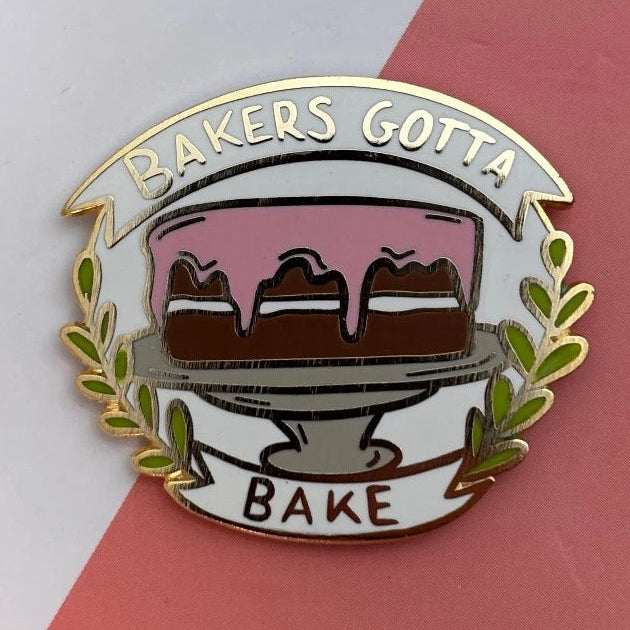 Jubly-Umph - Bakers Gotta Bake Enamel Pin - 20th Century Artifacts