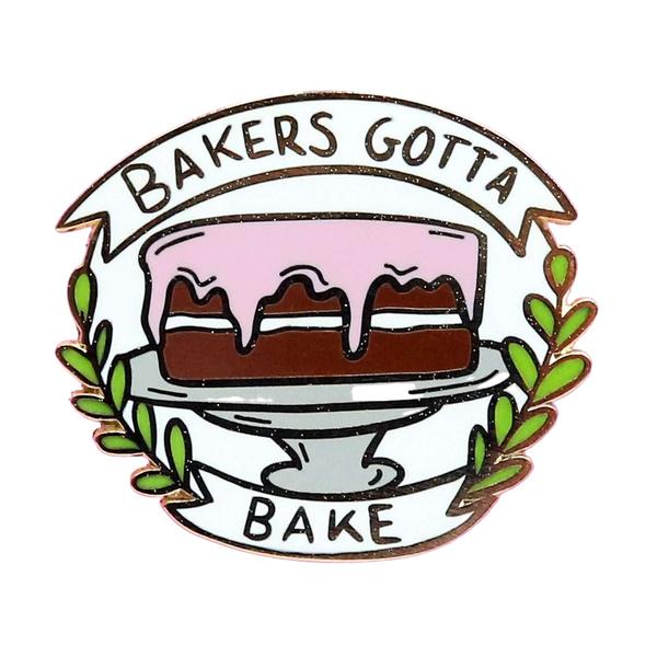 Jubly-Umph - Bakers Gotta Bake Enamel Pin - 20th Century Artifacts