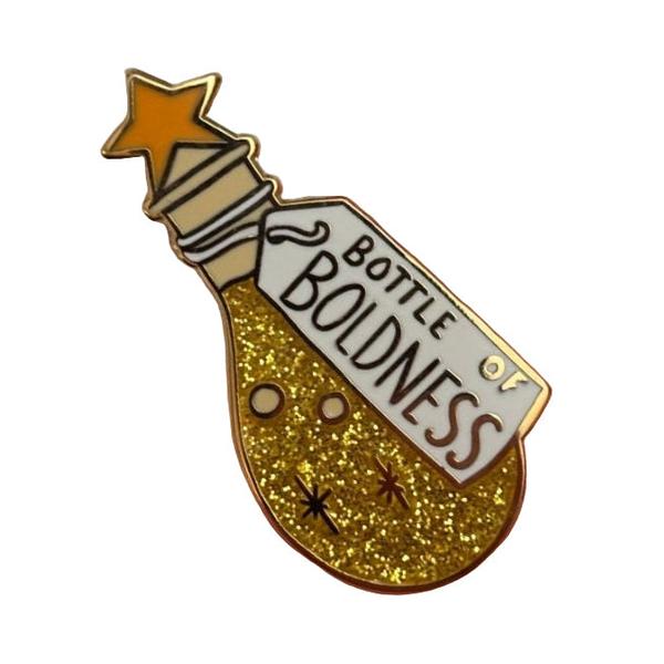 Jubly-Umph - Bottle of Boldness Enamel Pin - 20th Century Artifacts