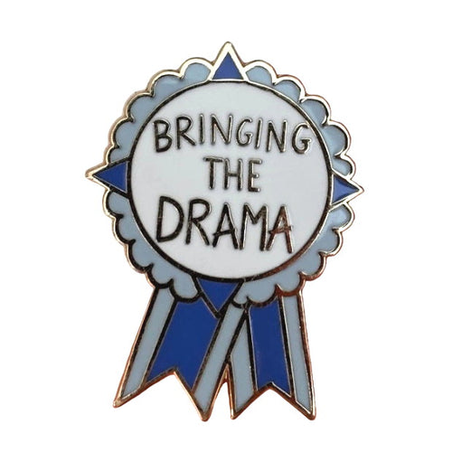 Jubly-Umph - Bringing the Drama Award Enamel Pin - 20th Century Artifacts