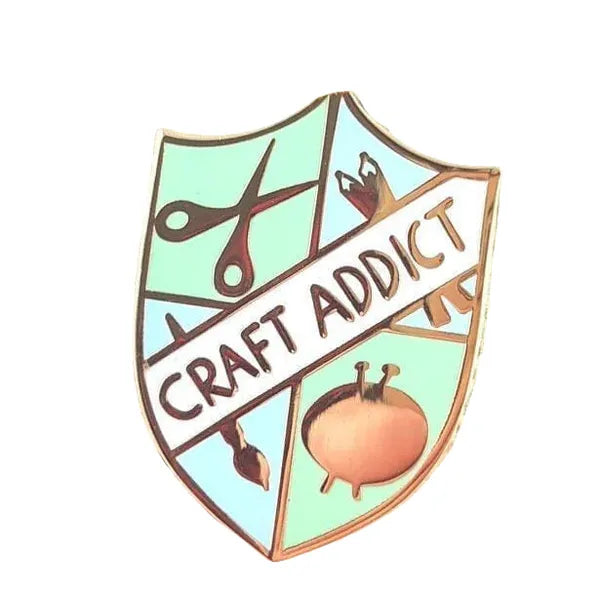 Jubly-Umph - Craft Addict Enamel Pin - 20th Century Artifacts