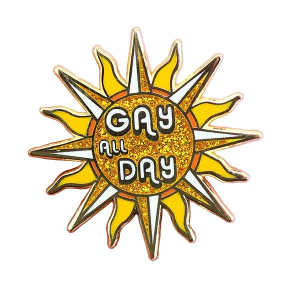 Jubly-Umph - Gay All Day Enamel Pin - 20th Century Artifacts