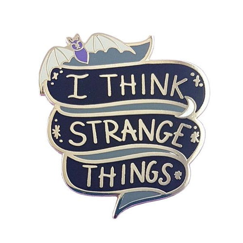 Jubly-Umph - I Think Strange Things Enamel Pin - 20th Century Artifacts