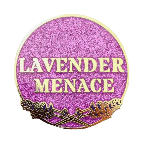 Jubly-Umph - Lavender Menace Enamel Pin - 20th Century Artifacts