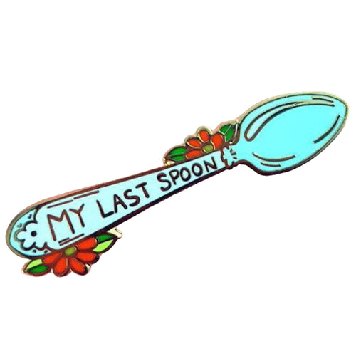 Jubly-Umph - My Last Spoon Enamel Pin - 20th Century Artifacts