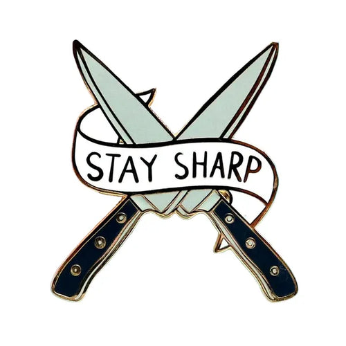 Jubly-Umph - Stay Sharp Enamel Pin - 20th Century Artifacts