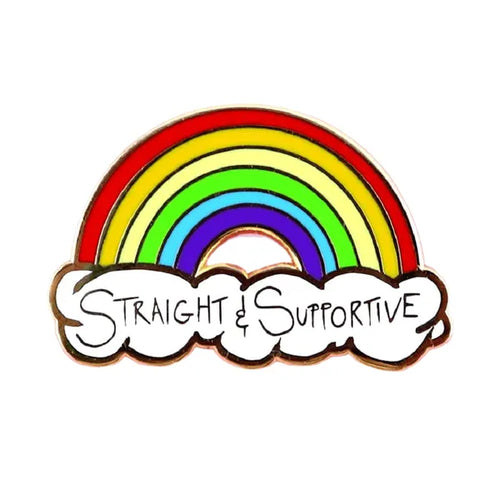 Jubly-Umph - Straight & Supportive Enamel Pin - 20th Century Artifacts