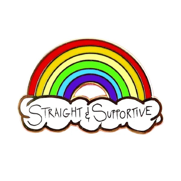 Jubly-Umph - Straight & Supportive Enamel Pin - 20th Century Artifacts