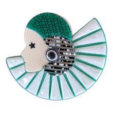 Load image into Gallery viewer, Lea Stein, Paris - Half Collarette Brooch - 20th Century Artifacts