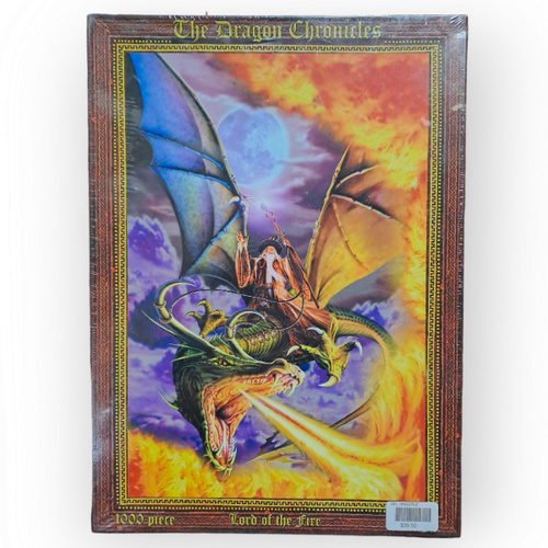 The Dragon Chronicles 1000 Piece Jigsaw - Lord of the Fire - 20th Century Artifacts