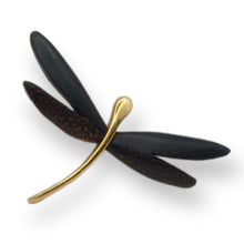 Load image into Gallery viewer, Vintage Brooch - L&#39;Oree du Bois Wooden Dragonfly Brooch France - 20th Century Artifacts