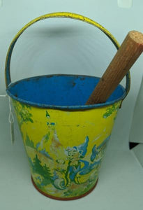 1950s Child's Beach Bucket and Spade - 20th Century Artifacts