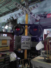 Load image into Gallery viewer, Australian Railway Crossing Lights - 20th Century Artifacts