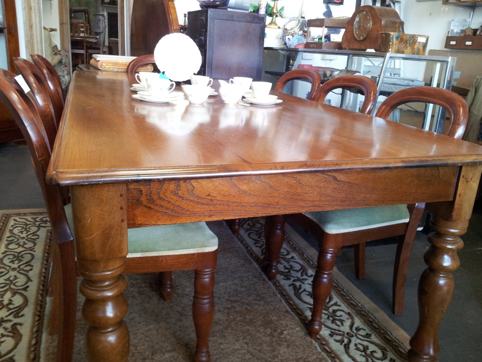 Australian Red Cedar Dining Table - 20th Century Artifacts