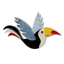 Load image into Gallery viewer, Conrad Cool Beak Toucan Brooch (2017) - 20th Century Artifacts