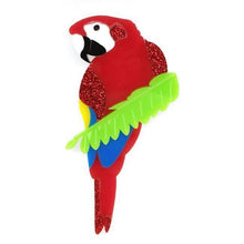Load image into Gallery viewer, Deer Arrow - Monty the Macaw Brooch - 20th Century Artifacts