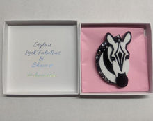 Load image into Gallery viewer, Deer Arrow - Zada the Zebra Brooch - 20th Century Artifacts