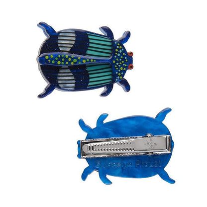 Erstwilder - A Jewel Among Beetles Hair Clips - 2 Piece (Jocelyn Proust) (2022) - 20th Century Artifacts