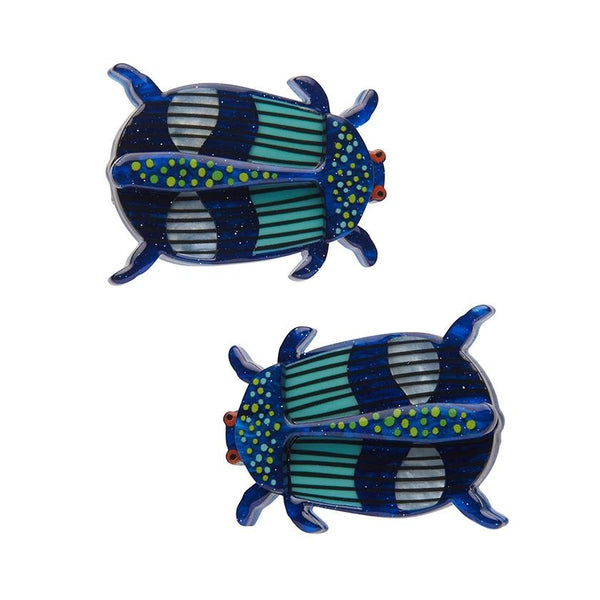 Erstwilder - A Jewel Among Beetles Hair Clips - 2 Piece (Jocelyn Proust) - 20th Century Artifacts