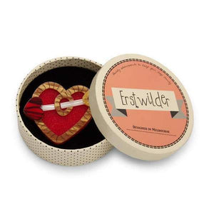 Erstwilder - A Shot Through The Heart Brooch (2017) - 20th Century Artifacts