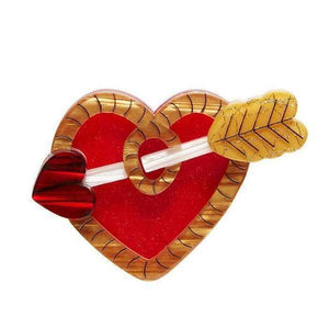 Erstwilder - A Shot Through The Heart Brooch (2017) - 20th Century Artifacts