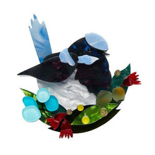 Load image into Gallery viewer, Erstwilder - A Splendid Christmas Fairy Wren Brooch - 20th Century Artifacts