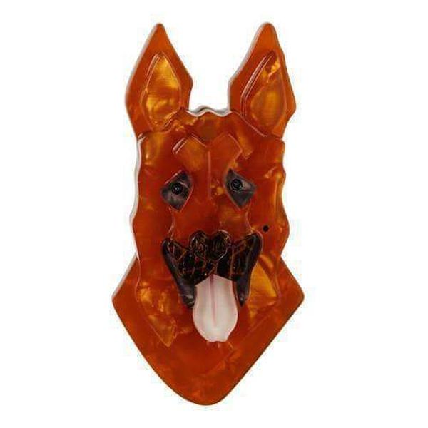 Erstwilder - Abbey Alsatian Brooch (2015) - 20th Century Artifacts