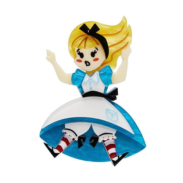 Erstwilder - Alice Down the Rabbit Hole Brooch (2021) - 20th Century Artifacts