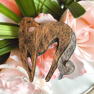 Erstwilder - Autumnal Symphony Greyhound Brooch (2019) - 20th Century Artifacts