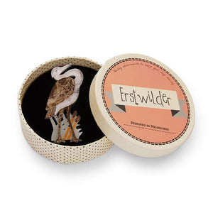 Erstwilder - Avian Adore Heron Brooch (2019) - 20th Century Artifacts