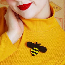Load image into Gallery viewer, Erstwilder - Babette Bee Brooch (2019) - 20th Century Artifacts