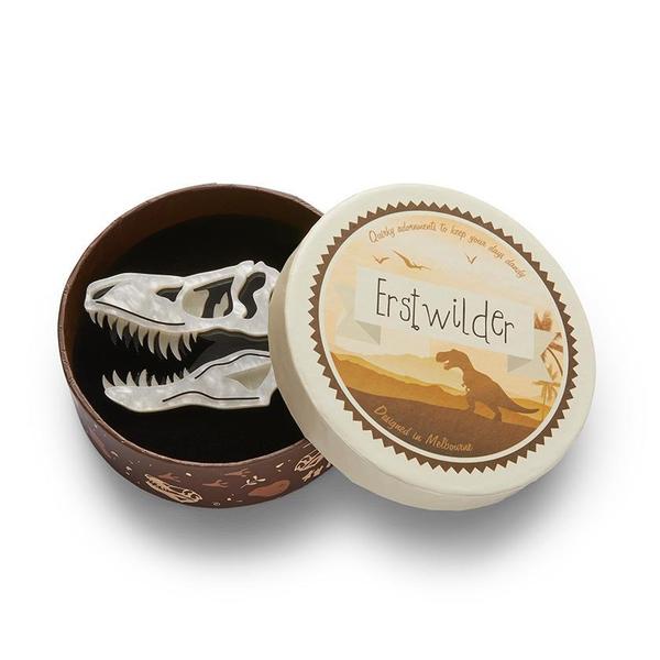 Erstwilder - Bad to the Bone Brooch - 20th Century Artifacts