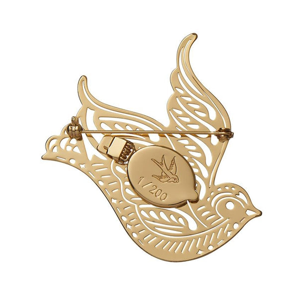 Erstwilder - Barbarella’s Bird Perfume Brooch - 20th Century Artifacts