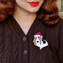 Load image into Gallery viewer, Erstwilder - Barney&#39;s First Christmas Brooch (2019) - 20th Century Artifacts