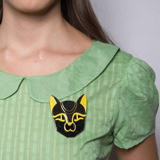 Erstwilder - Bast from the Past Cat Brooch (2017) - 20th Century Artifacts