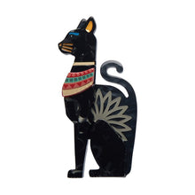 Load image into Gallery viewer, Erstwilder - Bastet the Protector Brooch - 20th Century Artifacts