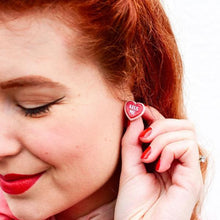 Load image into Gallery viewer, Erstwilder - Be Mine, Valentine Earrings (2020) - 20th Century Artifacts