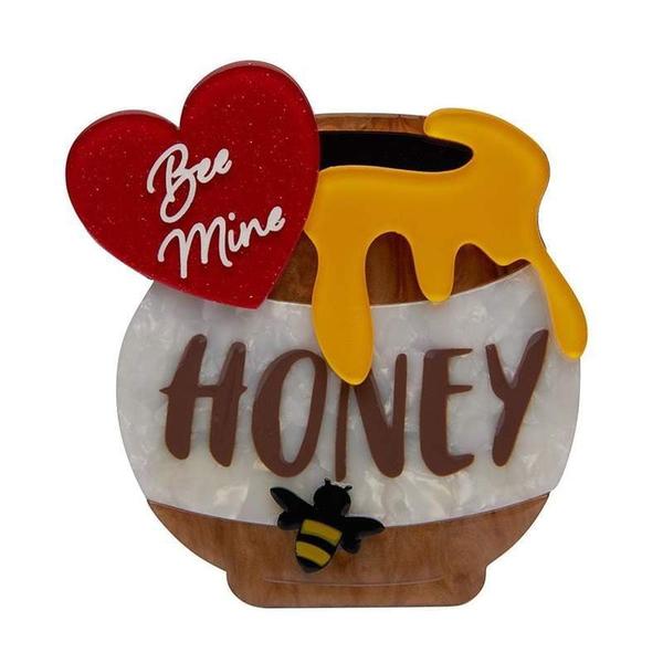 Erstwilder - Bee Mine, Honey Brooch (2020) - 20th Century Artifacts