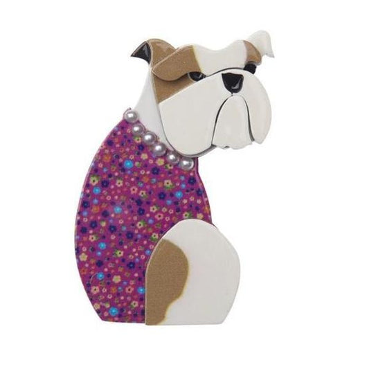 Erstwilder - Belle the Bulldog Brooch (2015) - 20th Century Artifacts