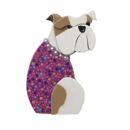Erstwilder - Belle the Bulldog Brooch (2015) - 20th Century Artifacts