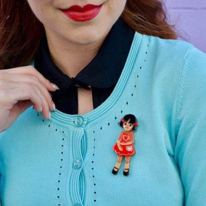 Erstwilder - Bendy Wendy Doll Brooch (2018) - 20th Century Artifacts