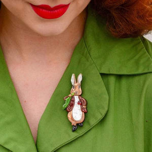 Erstwilder - Benjamin Bunny Brooch (2019) - 20th Century Artifacts