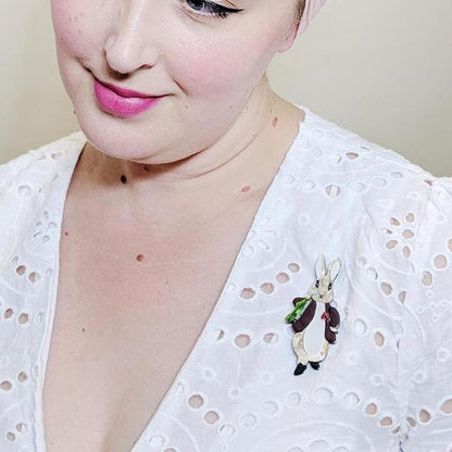 Erstwilder - Benjamin Bunny Brooch (2020) - 20th Century Artifacts