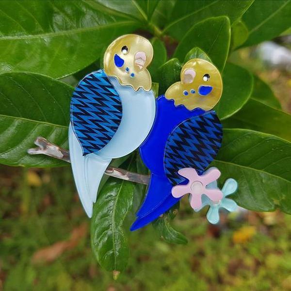 Erstwilder - Best Budgies Brooch (2017) - 20th Century Artifacts