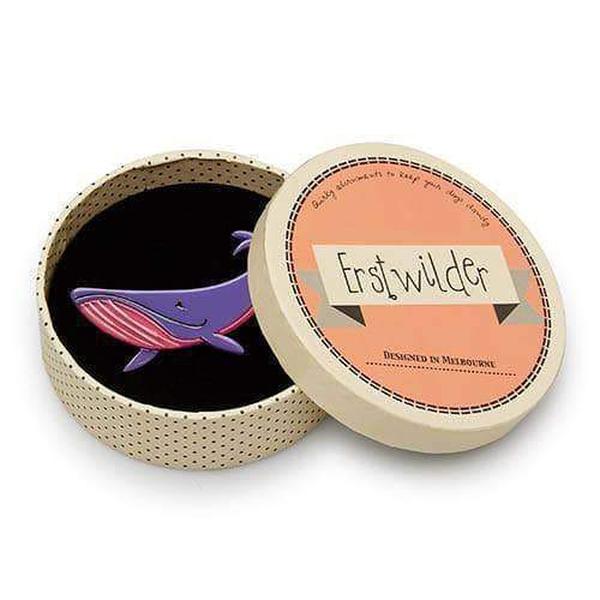Erstwilder - Big Blue Whale Brooch (2017) - 20th Century Artifacts