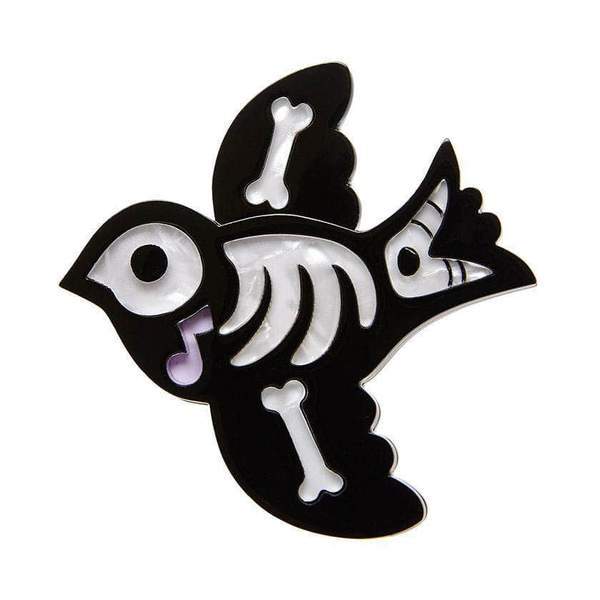 Erstwilder - Birdie Boo Sparrow Brooch (2018) - 20th Century Artifacts