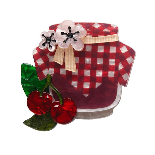 Erstwilder - Black Cherry Bounce Brooch (2023) - 20th Century Artifacts